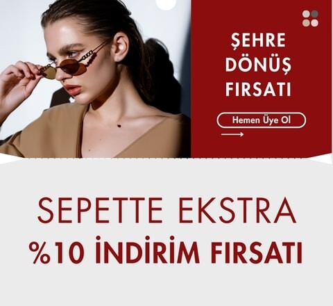 Sepette %10 İndirim