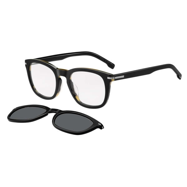HUGO BOSS 1725/G/CS QF6M9 51 Polarize Klipsli Siyah Unisex Güneş Gözlüğü