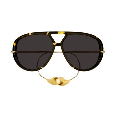BOTTEGA VENETA 1273S 005 63 İki Renk Unisex Güneş Gözlüğü - BOTTEGA VENETA (1)