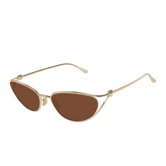 BOTTEGA VENETA 1330S 003 57 Sarı Kadın Güneş Gözlüğü - BOTTEGA VENETA (1)