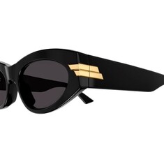 BOTTEGA VENETA Kadın Siyah Güneş Gözlüğü 1189S 001 53 - Thumbnail