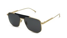 BOTTEGA VENETA Unisex Sarı Güneş Gözlüğü 1036S 001 58 - Thumbnail