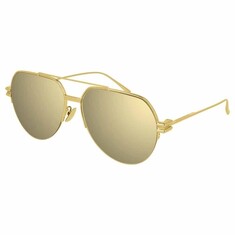 BOTTEGA VENETA 1046S 003 59 Sarı Unisex Güneş Gözlüğü - BOTTEGA VENETA