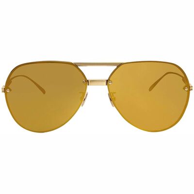 BOTTEGA VENETA Unisex Sarı Güneş Gözlüğü 1054SA 003 61