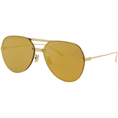 BOTTEGA VENETA Unisex Sarı Güneş Gözlüğü 1054SA 003 61