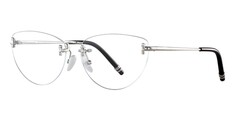 BOUCHERON 0018O 003 58 Gümüş Kadın Mavi Filtreli Gözlük - BOUCHERON