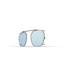 BRETT ASTON CLIP SUN C02 49 Gümüş Unisex Güneş Gözlüğü - BRETT
