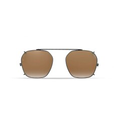 BRETT ASTON CLIP SUN C0600 49 Polarize Gun Metal Unisex Güneş Gözlüğü - BRETT