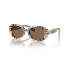 BURBERRY 4339 377873 48 Desenli Çocuk Güneş Gözlüğü - BURBERRY