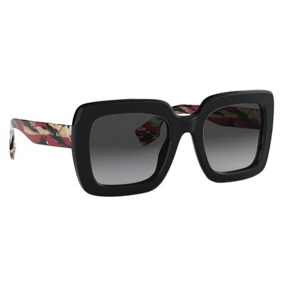 BURBERRY Kadın Polarize Siyah Güneş Gözlüğü 4284 3803/T3 52