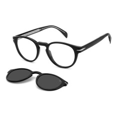 DAVID BECKHAM 7104/CS 807M9 49 Polarize Klipsli Siyah Unisex Güneş Gözlüğü - DAVID BECKHAM