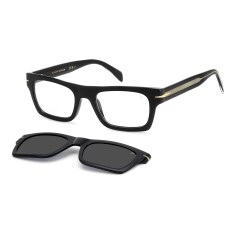 DAVID BECKHAM 7129/CS 807M9 51 Polarize Klipsli Siyah Unisex Güneş Gözlüğü - DAVID BECKHAM