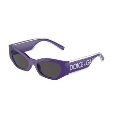 DOLCE & GABBANA 6003 333587 48 Mor Çocuk Güneş Gözlüğü - DOLCE & GABBANA