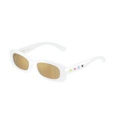 DOLCE & GABBANA 6006U 33127P 46 Beyaz Çocuk Güneş Gözlüğü - DOLCE & GABBANA