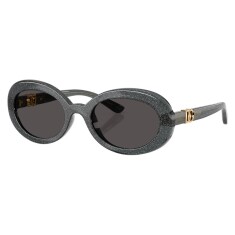 DOLCE & GABBANA 6007U 324187 49 Gri Çocuk Güneş Gözlüğü - DOLCE & GABBANA