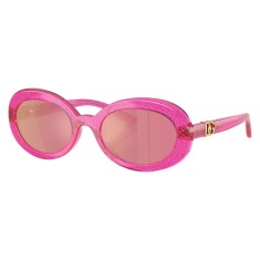 DOLCE & GABBANA 6007U 3351 Z 49 Pembe Çocuk Güneş Gözlüğü - DOLCE & GABBANA
