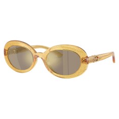 DOLCE & GABBANA 6007U 34555A 49 Sarı Çocuk Güneş Gözlüğü - DOLCE & GABBANA
