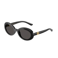 DOLCE & GABBANA 6007U 501 87 49 Siyah Çocuk Güneş Gözlüğü - DOLCE & GABBANA