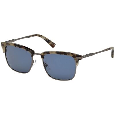 ERMENEGILDO ZEGNA Unisex Füme Güneş Gözlüğü 0092 55V 53