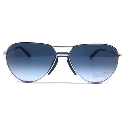 ERMENEGILDO ZEGNA Unisex Gümüş Güneş Gözlüğü 0096 16W 59