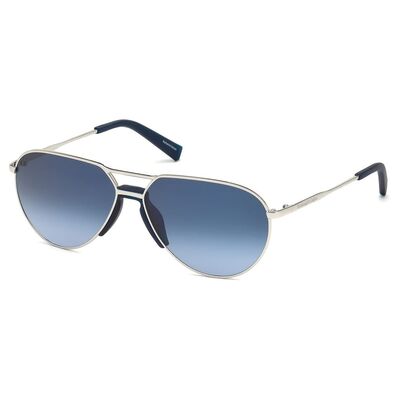 ERMENEGILDO ZEGNA Unisex Gümüş Güneş Gözlüğü 0096 16W 59