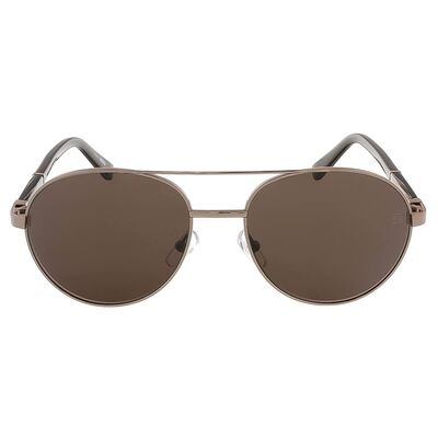 ERMENEGILDO ZEGNA Unisex Kahverengi Güneş Gözlüğü 0013 34J 55