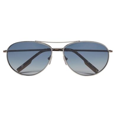 ERMENEGILDO ZEGNA Unisex Polarize Gümüş Güneş Gözlüğü 0139 14D 62