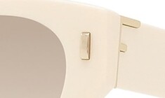 FENDI Kadın Bej Güneş Gözlüğü 40035I 25F - Thumbnail