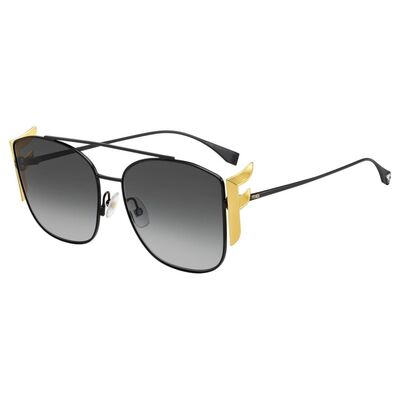 FENDI Kadın Siyah Güneş Gözlüğü 0380G/S 807 62