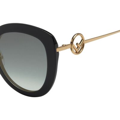 FENDI Kadın Siyah Güneş Gözlüğü 0409/S 807 54