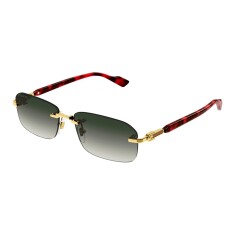 GUCCI 1221S 006 56 İki Renk Unisex Güneş Gözlüğü - GUCCI