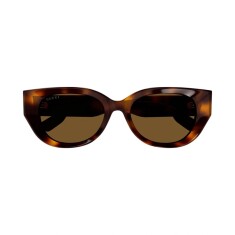 GUCCI 1532SA 002 54 Kahverengi Kadın Güneş Gözlüğü - GUCCI