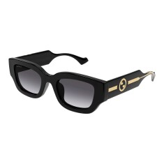 GUCCI 1558SK 001 51 Siyah Kadın Güneş Gözlüğü - GUCCI