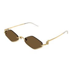 GUCCI 1604S 002 53 Sarı Kadın Güneş Gözlüğü - GUCCI (1)
