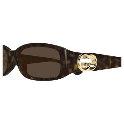GUCCI 1661S 002 54 Kahverengi Kadın Güneş Gözlüğü Satın Al