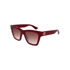 GUCCI 1714S 003 54 Bordo Kadın Güneş Gözlüğü - GUCCI