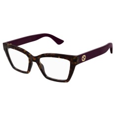 GUCCI 1715O 007 53 Kahverengi Kadın Mavi Filtreli Gözlük - GUCCI