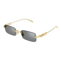 GUCCI 1808S 003 52 Gold Unisex Güneş Gözlüğü - GUCCI