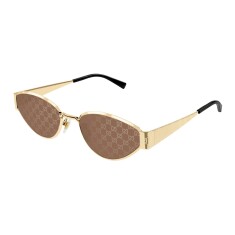 GUCCI 1853S 003 55 Sarı Kadın Güneş Gözlüğü - GUCCI