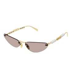 GUCCI 1920S 004 63 Gold Kadın Güneş Gözlüğü - GUCCI