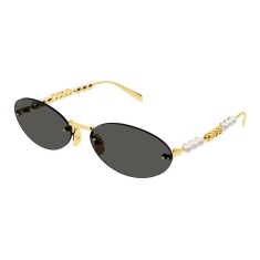 GUCCI 1922S 001 62 Gold Kadın Güneş Gözlüğü - GUCCI