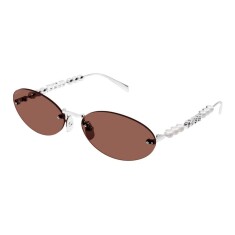 GUCCI 1922S 002 62 Gümüş Kadın Güneş Gözlüğü - GUCCI