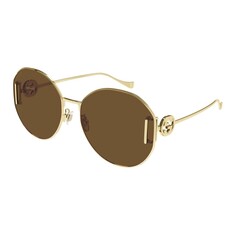 GUCCI 1206SA 003 63 Sarı Kadın Güneş Gözlüğü - GUCCI (1)