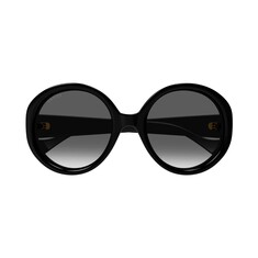 GUCCI 1256S 001 50 Siyah Kadın Güneş Gözlüğü - GUCCI
