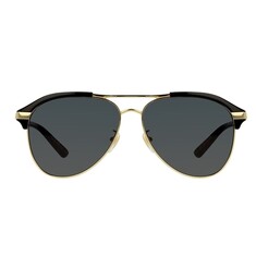 GUCCI 0288SA 001 60 Çok Renkli Unisex Güneş Gözlüğü - GUCCI