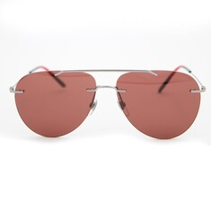GUCCI Unisex Gun Metal Güneş Gözlüğü 0397S 004 60 - Thumbnail