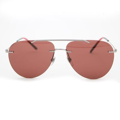 GUCCI Unisex Gun Metal Güneş Gözlüğü 0397S 004 60