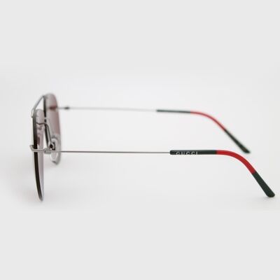 GUCCI Unisex Gun Metal Güneş Gözlüğü 0397S 004 60