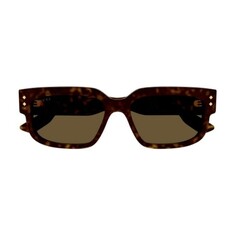 GUCCI 1218S 002 56 Kahverengi Unisex Güneş Gözlüğü 