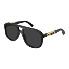 GUCCI 1188S 001 58 Siyah Unisex Güneş Gözlüğü - GUCCI (1)